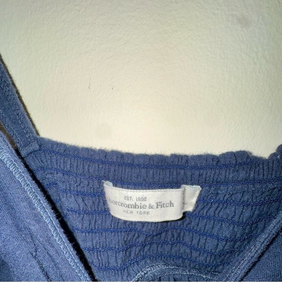 Y2K Abercrombie & Fitch Navy Dark Blue Babydoll Camisole - Picture 5 of 11